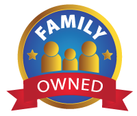 Family owned badge