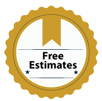 Free estimates badge