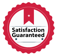 Satisfaction guaranteed badge
